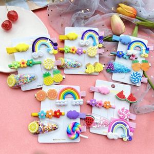 Headpieces Hairpin Mix Styles For Kids Ins Children Cute Side Clip Girl BB Baby Headdress Combination