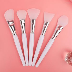 Makeup Brushes 1st Soft Head Silicone Mask Brush Foundation Cosmetic Facial Mud Mixing Diy White Clear Skin Care Beauty Toolmakeup Har22