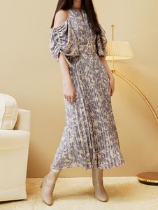 Повседневные платья Япония шикарные винтажные тонкие талия осень 2023 года vestidos Женская одежда