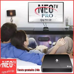 NEO PRO2 NEOX NEOX2 TV Onderdelen 1 jaar garantie voor Android Hot Sell Smart Android TV Box Mag Linux Enigma 2 PC Arabisch Frans Francre Canada Duitsland Spanje België Renew Code