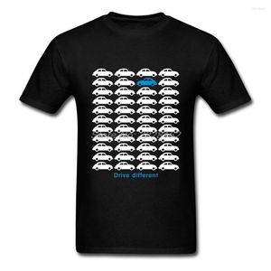 Magliette da uomo Discount Cars T-shirt bianca Uomo Car Camisa Making Drive Different per Big Boy Taglia 3XL