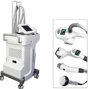 Klinikanvänd VCUUM Roller Vela Body Shaping Slimming Machine Ultrasonic RF 40 K Cavitation Radiofrekvens Infraröd Lätt fett Minska hudstramning