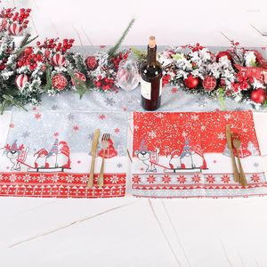 Tischsets Weihnachten Home Dekoration Läufer Tischset Jahr für Ornamente Dekor