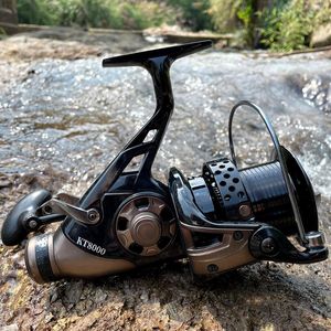 Baitcasting Reels KT 28-50lb Double Unloading Force Metal Head Front And Rear Brake Fishing Reel Marine Throwing Carp