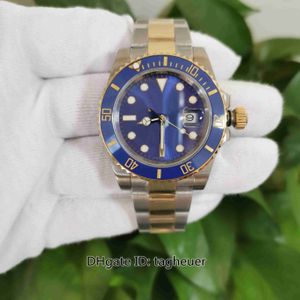 BP Factory Mens Watch Najwyższa jakość 40 mm 116613 116613ln Blue 18K żółte złoto szafir zegarki Azja 2813 2836 3135 Mocne Menocing Men Wristwatches