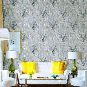 Wallpapers High End Iron Art Pattern Wallpaper Retro American Bedroom Living Room Tv Background Mottled Cement Project Mural