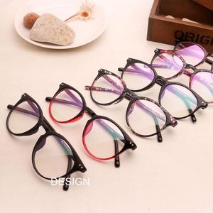 Sunglasses Frames Double Rivets Plastic Frame Glasses Clear Lens Optical Classic Women&Men Grau Oval N742 Fashion