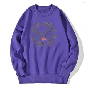 Erkek Hoodies Kafatası Baskı Sweatshirt Erkek Moda Gündelik Hoody Hipster Standart Giyim Uzun Kollu Üstler Hip Hop 2023 Supoleron Hombre