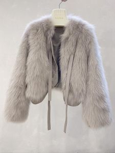 여자 모피 가짜 겨울 겨울 진짜 양가죽 가죽 재킷 여성 코트 천연 느슨한 고급 따뜻한 겉옷 패션 스트리트웨어 여성의 여자