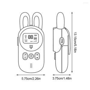 Walkie Talkie Children's Kids Mini Toys Handheld Transceiver 3KM Range UHF Radio Lanyard Interphone Child Gift