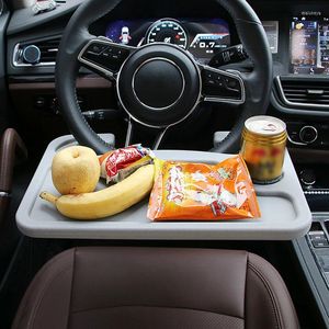 Dekoracje wnętrz 1PCS Universal Car Van tylne siedzenie kierownicy laptopa Krzesło jadalne koła auto akcesoria