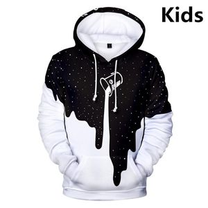 Men's Hoodies & Sweatshirts 3 To 14 Years Kids Hoodie Boys Girls 3d Printed Pouring Milk Star Paint Bucket Sweatshirt Warm Long Sleeve Pullo
