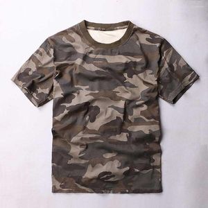 Camisetas masculinas camuflage camisetas masculino Casaul algodão camiseta redonda camisa de colar