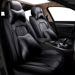 Car Seat Covers ZHOUSHENGLEE Leather For Infiniti FX35 QX70 QX30 Q70 QX50 ESQ Q50 All Models Accessories 5 Seats Styling