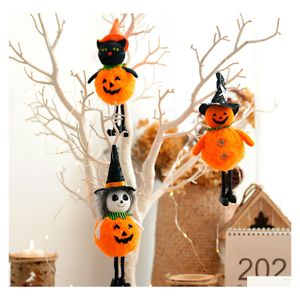 Party Favor Ups Halloween Pendant Ghost Festival Bar Pumpkin Witch Sweeper House Decoration Drop Delivery Home Garden Festive Supplie Dhanb