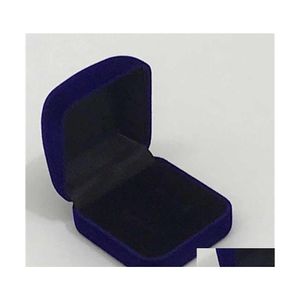 Scatole per gioielli all'ingrosso 6 pezzi scatola di visualizzazione rosso nero blu bloccato anello organizzatore pacchetto regalo di stoccaggio 5X5.8X3.5Cm 917 Q2 Drop Delivery Dh69M