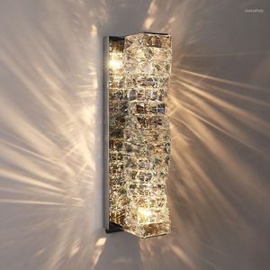 Wall Lamps Nordic Modern Style Crystal Sconce Lighting Luminaria Led Finishes Dining Room Sets Swing Arm Light