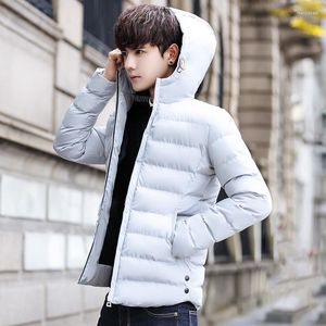 Piumino da uomo Giacca invernale da uomo Moda Parka in cotone termico con cappuccio Felpe casual da uomo Abbigliamento di marca Cappotto caldo 4XL