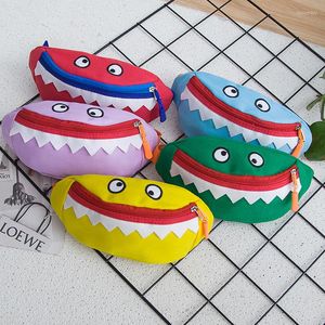 Taille Taschen 1 stücke Leinwand Geld Schönes Geschenk Messenger Umhängetasche Mehrzweck Für Junge Mädchen Niedlichen Cartoon Koreanischen Stil Kinder