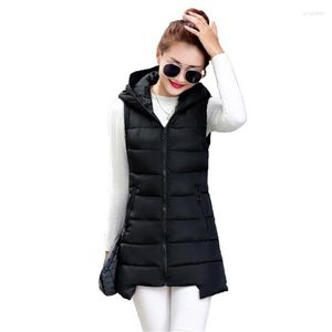 Women's Vests Vest Waistcoat Women Long Coat Womens Jackets Winter Sleeveless Jacket Warm