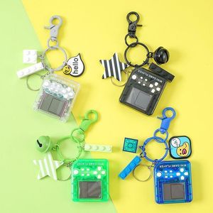Keychains Mini Electronic Game Machine Education Toys For Kids Gifts Classic Retro Nostalgic Console Keychain