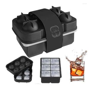 Baking Moulds 8/6 Even Ice Tray Set Silicone Mold 2023 DIY Box Square Round Hockey Creative Machine