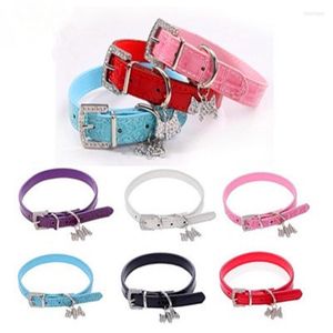 Dog Collars Punk Style Lovely Collar Crocodile Print Small Accessories PU Leather Pet Roducts With 5 Color