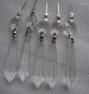 Kronleuchter Kristall 60mm U-Tropfen Prisma Achteck Perlen mit Metallhaken für Glasteile