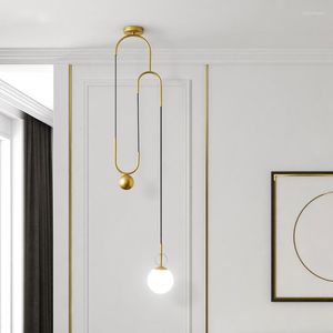 Lampy wiszące nowoczesne lampy e14 LED do jadalni życiowo -żyrandol sypialnia kreatywne czarne złoto wiszące oświetlenie