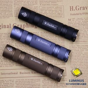 Flashlights Torches LED Waterproof Rechargeable Portable Powerful Touch Light Mini Lanterna Linternas Lighting BI50FL