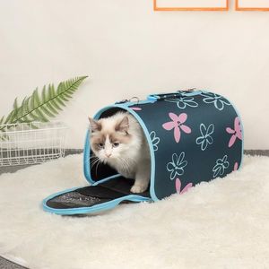 Coprisedili per auto per cani Portable Straddle Oxford Rimovibile e pieghevole Cat Bag Carrier Borse per cani di piccola taglia Zaino da viaggio