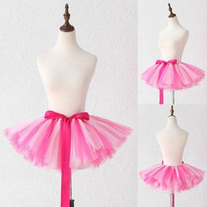 Skirts Women Triples Layer Mesh Solid Color Tie Ribbon Bow Puffy Skirt Ballerina Girl Dance Mini Korean Style Pleated