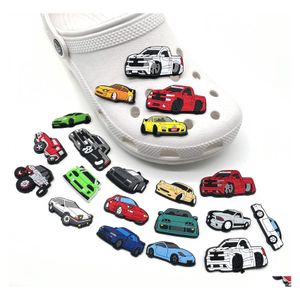 Parti di scarpe Accessori Tipo di trasporto Fiore Croc Charms Per scarpe a matita Sandalo Cup Zaino Etc Deco Drop Delivery Dhap5