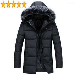 Mäns ner White Duck Jacket 90% Män 2023 Koreanska vinterjackor Coat Mens Clothing Parka Casaco Masculino KJ558