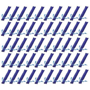 Sacos de lápis 50 PCs PCs Blue Velvet Pen Pouc Slove Suport Surve Solp Saco