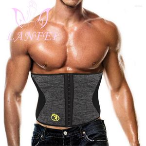 Corpo masculino Shapers Lanfei Men Neoprene Cintura Treinador Trimer Treino Fitness Slimmen Corset Shave Saga