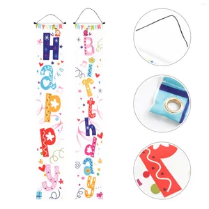 Decorative Figurines Party Banner Birthday Couplet Decor Pendant Door Hanging Decoration Funny Prop