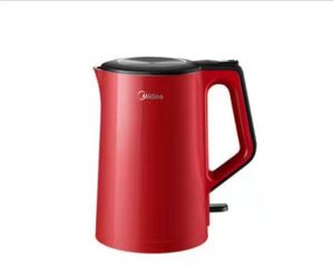 Midea hot water kettle red electric household all-in-one 304 stainless steel automatic power off