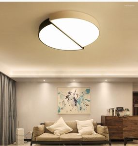 Luzes de teto Lâmpada criativa Lâmpada minimalista Led Room de quarto Corredor Varanda Arte circular Living