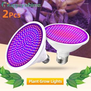 Grow Lights Kaguyahime LED LIDE E27 LAMPADAフルスペクトルランプ成長4W 30W屋内植物IR UV開花水耕栽培