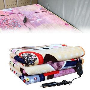 Interior Accessories 24V Car Heated Blanket Fleece Travel Single Sleep Autumn Winter Warm Heating Mat Electric Mattress For RV Campervan