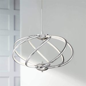 Chandeliers Modern Simple Light Luxury Metal Chandelier Personality Bird's Nest Spiral Glow Arm Living Dining Room Kitchen