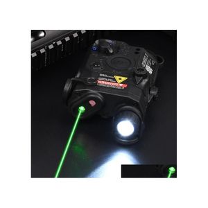 Gun Lights Tactical PEQ15 LA5C utan IR -laser Sight Blue Green Red Dot U En ficklampa Vit LED -scout vapen Drop Delivery Spo DHMWF