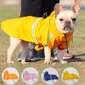 Hundkläder husdjur regnrockar reflekterande små medelstora stora hundar regn kappa vattentät jacka mode utomhus andningsbara valpkläder