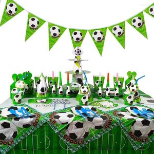 Festdekoration fotboll ballonger födelsedag folie globos barn pojke nummer ballong boll fotboll sport teman leveranser