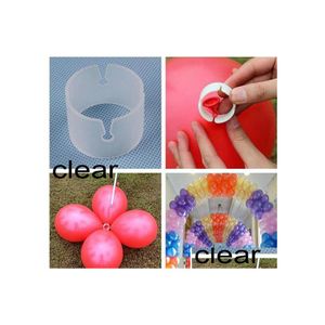 Other Event Party Supplies Balloons Connectors Clip Seal Holder Tie Helium Tool For Arch Column Craft Birthday Wedding Baby Shower Dha9C