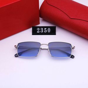 Mens Sunglasses Designer Woman Eyeglasses Gold Silver Metal Panther Sunglasses Aviation Carti Glasses UV400 Unisex Women Eyeglass Lunettes S