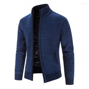 Kurtki męskie Cardigan 2023 Kurtka Mężczyźni Autumn Winter Man Knited Sweat