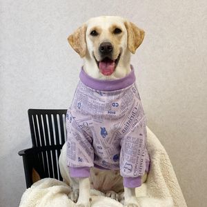 Abbigliamento per cani Abbigliamento medio e grande Primavera Autunno Felpa sottile Golden Retriever Labrador Accessori in puro cotone