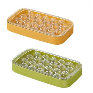 Baking Moulds Ice Cubes Molds Sealed 22-grid Refrigerator Icing Sphere Wine DIY Making Mould Accessory For Kitchen Cafe Bar Club